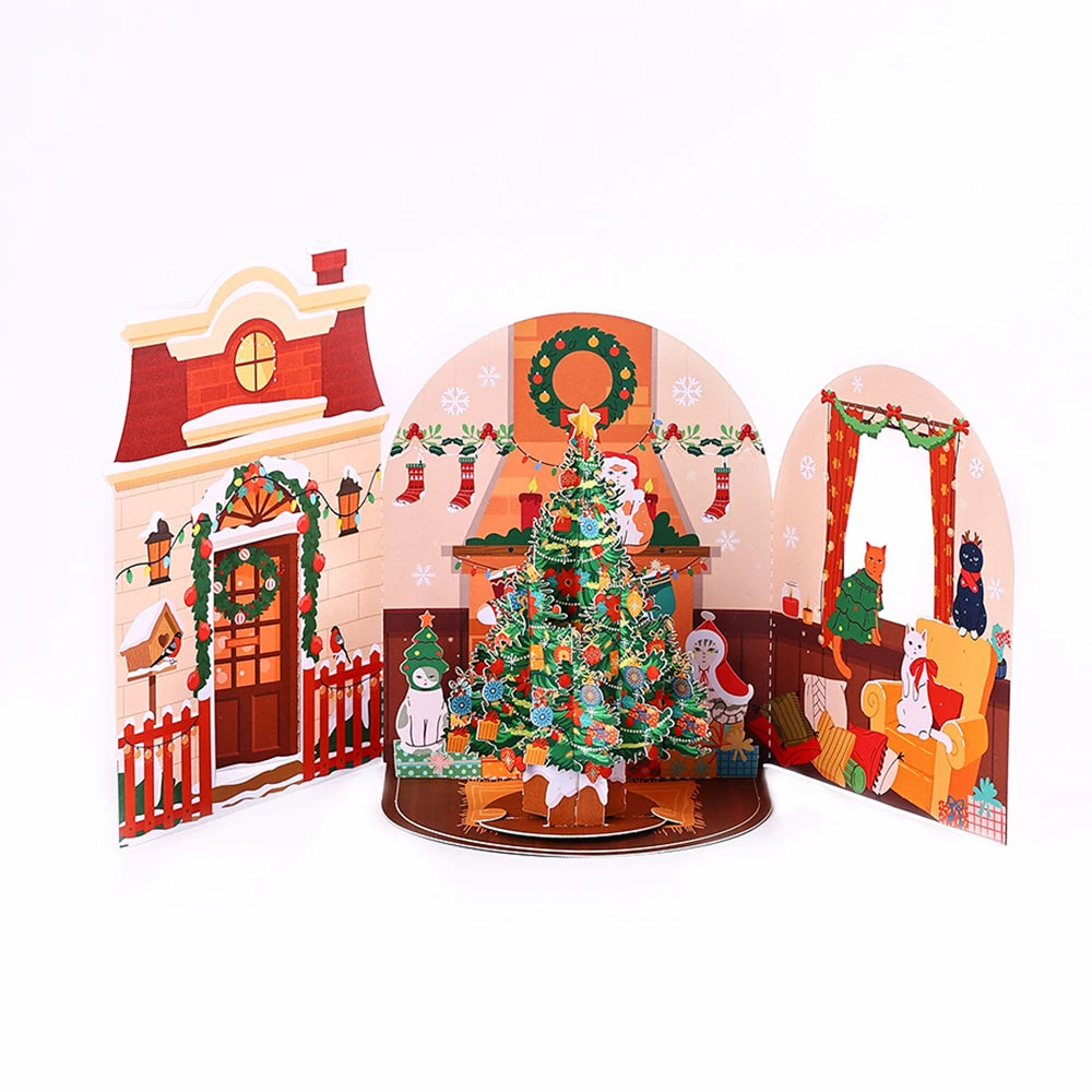 3D Christmas Greeting Cards